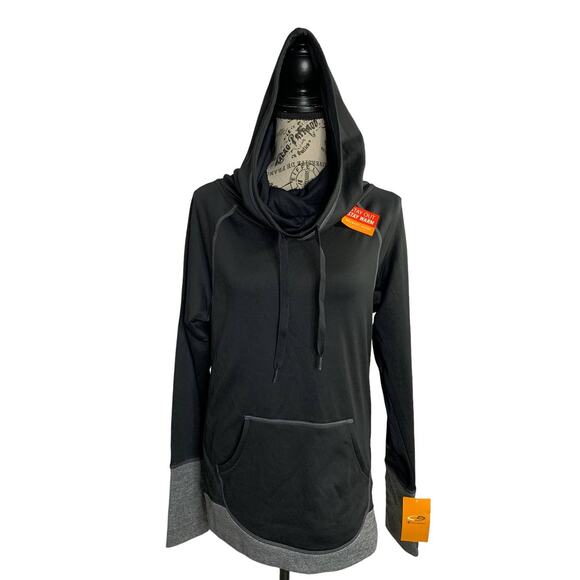 Champion Men's Size M Jacket Hoodie Pullover Duo Dry Turtleneck Thumb holes NEW - Picture 1 of 13